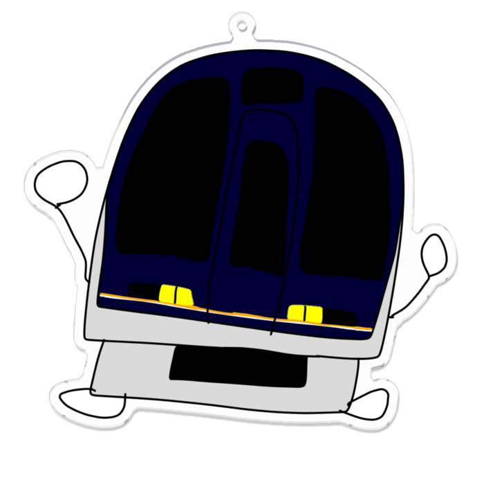 アクリルキーホルダー - 100 x 100 (mm)