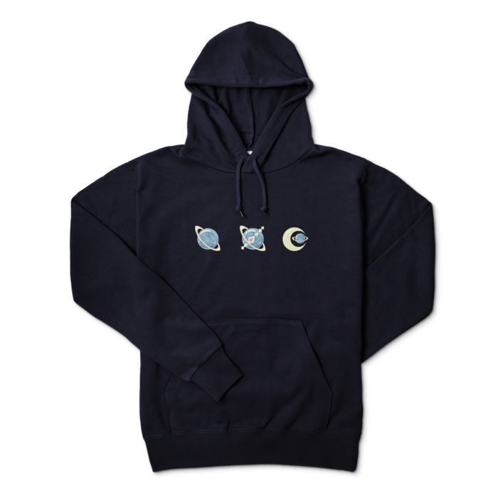 パーカー - L - ネイビー