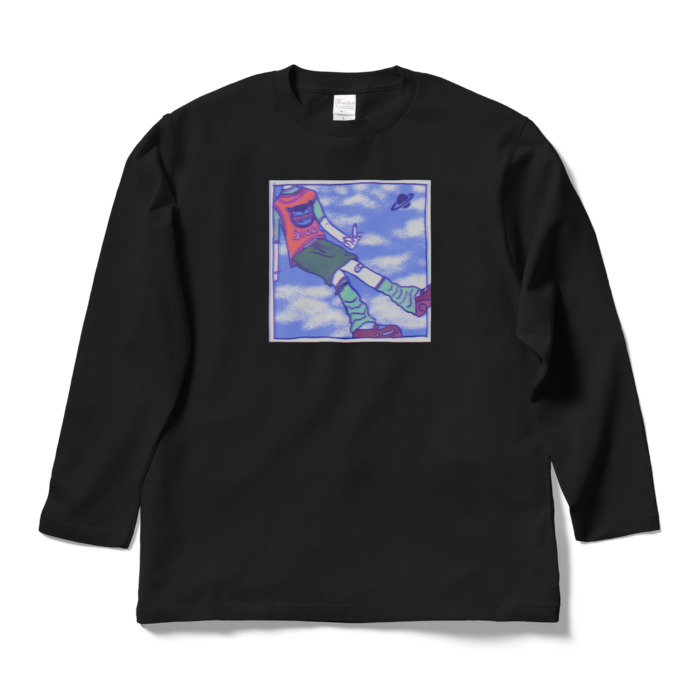 ロングスリーブTシャツ - L - ブラック