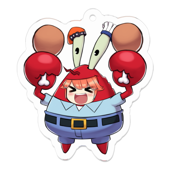 アクリルキーホルダー - 50 x 50 (mm)