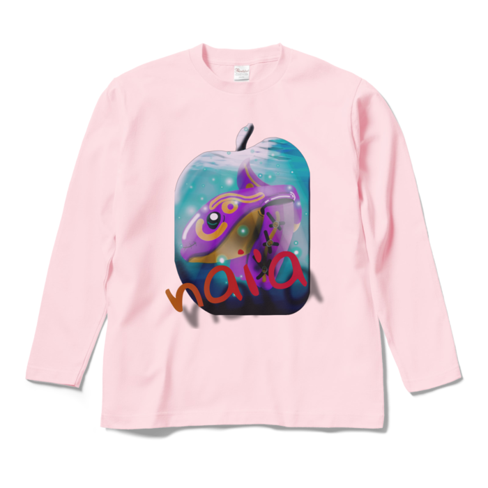 ロングスリーブTシャツ - M - ライトピンク