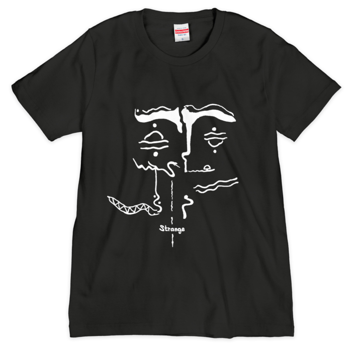 Strange T-shirt(Black) - S -