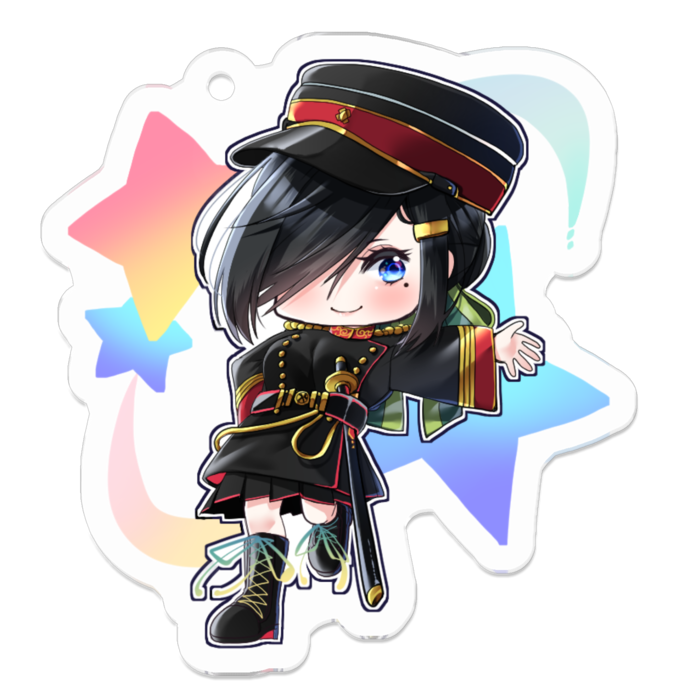 アクリルキーホルダー - 50 x 50 (mm)