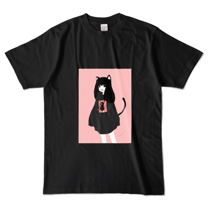 カラーTシャツ - L - ブラック (濃色)
