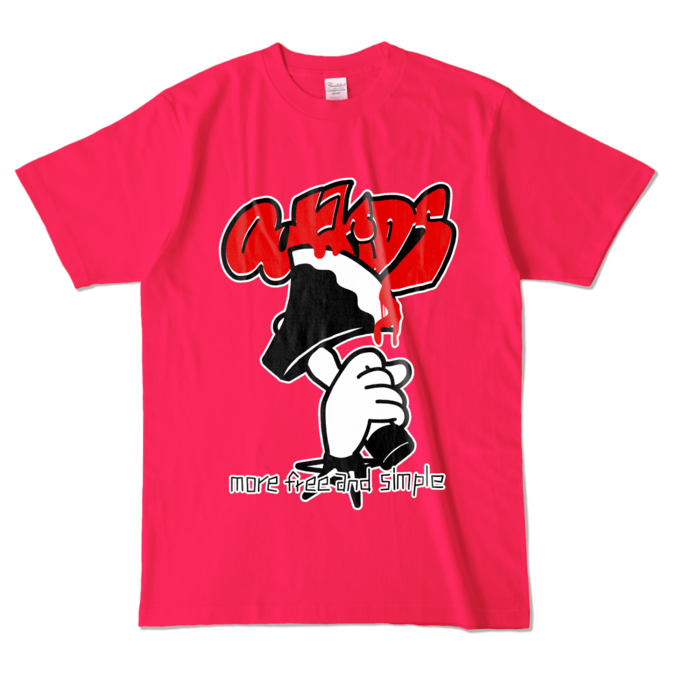 カラーTシャツ - L - ホットピンク (濃色)