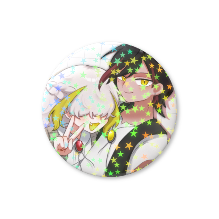 ホログラム缶バッジ - 44mm