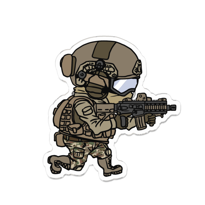 アクリルバッジ - 70 x 70 (mm)
