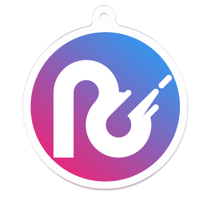 アクリルキーホルダー - 50 x 50 (mm)