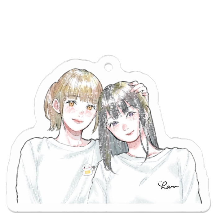 アクリルキーホルダー - 50 x 50 (mm)