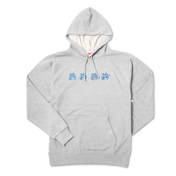 おじゃもんパーカー - XL - 杢グレー