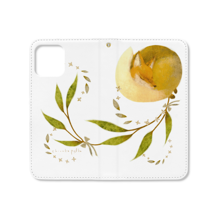 手帳型iPhoneケース（ベルトなし） - iPhone12 / 12 Pro - ストラップ穴 あり