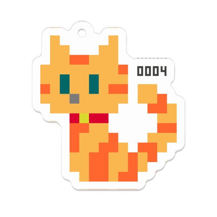 アクリルキーホルダー(コーティング) - 50 x 50 (mm)