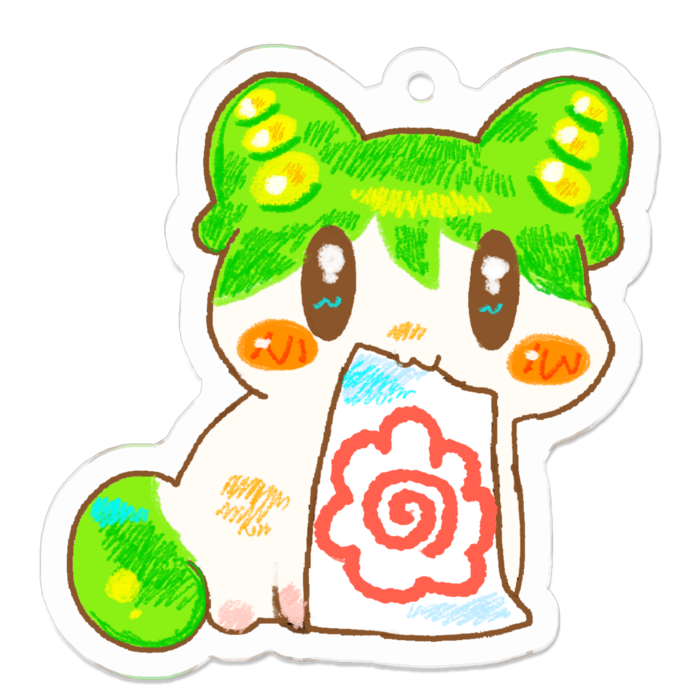 アクリルキーホルダー - 50 x 50 (mm)