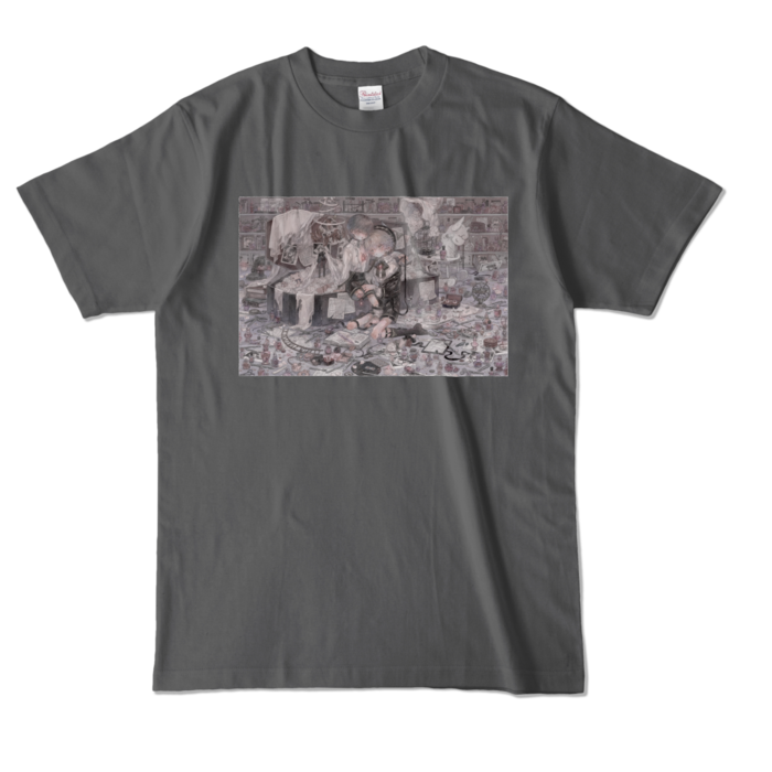 Tシャツ - L - チャコール (濃色)