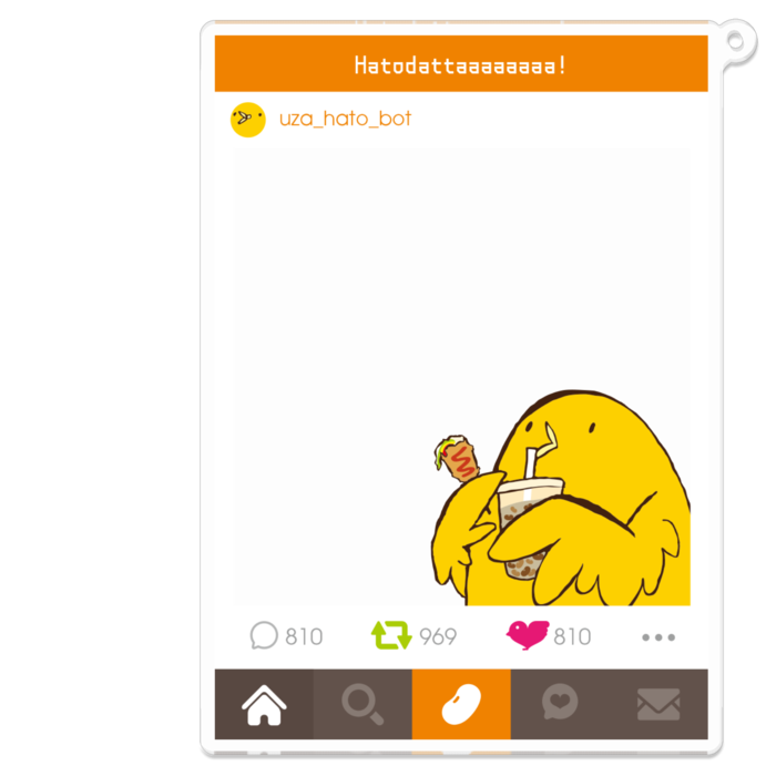 アクリルキーホルダー - 100 x 100 (mm)