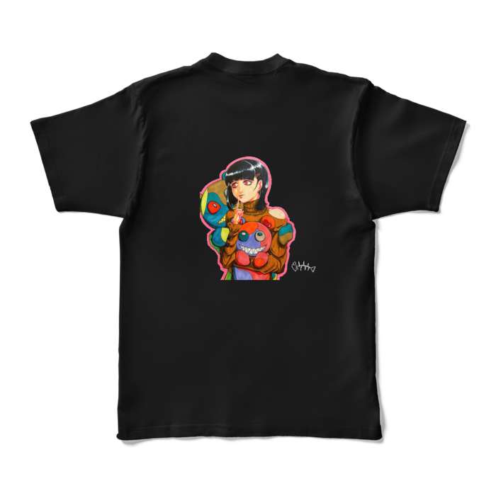 カラーTシャツ - XL - ブラック (濃色)