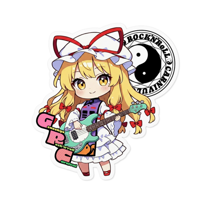 ステッカー - 100 x 100 (mm)