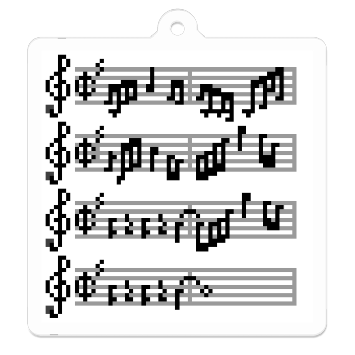 アクリルキーホルダー - 50 x 50 (mm)