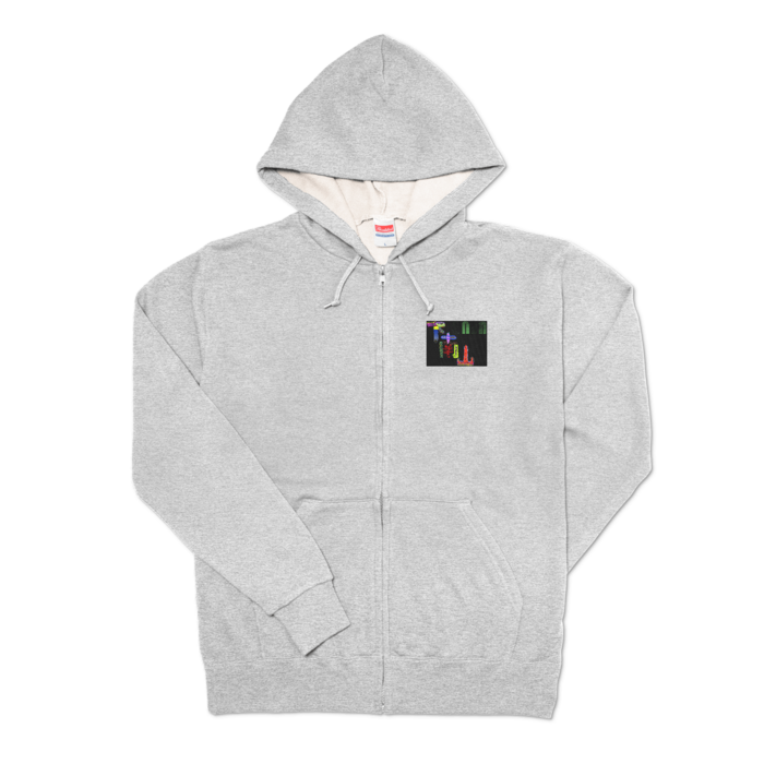 ジップパーカー - L - 杢グレー