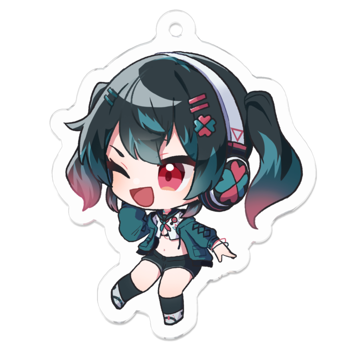 アクリルキーホルダー - 50 x 50 (mm)
