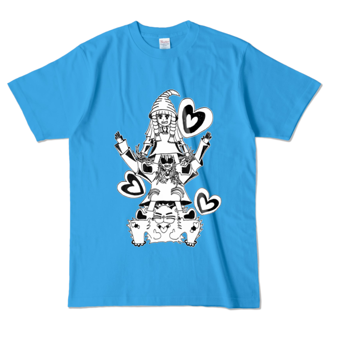 カラーTシャツ - L - ターコイズ (濃色)