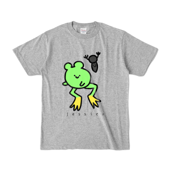 カラーTシャツ - S - 杢グレー (濃色)