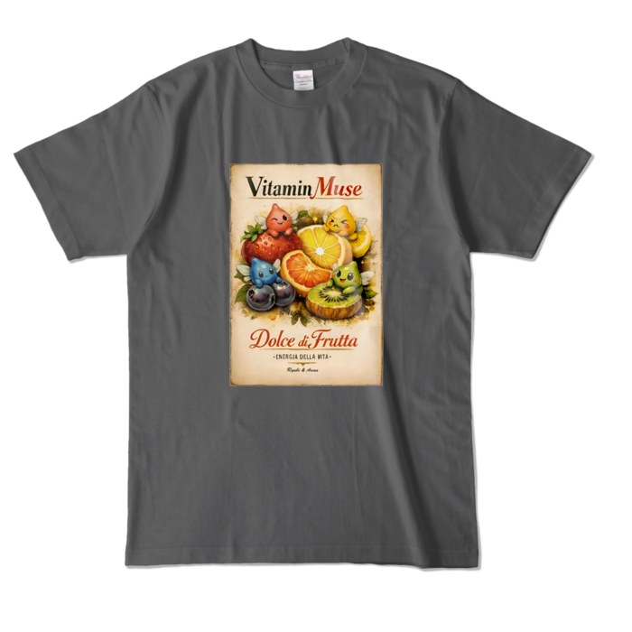カラーTシャツ - L - チャコール (濃色)