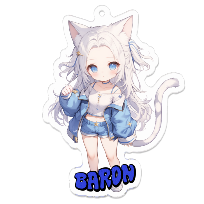 アクリルキーホルダー - 70 x 70 (mm)