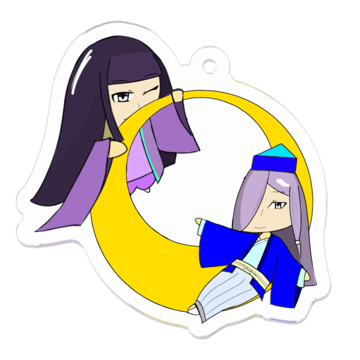 アクリルキーホルダー（コーティング） - 50 x 50 (mm)