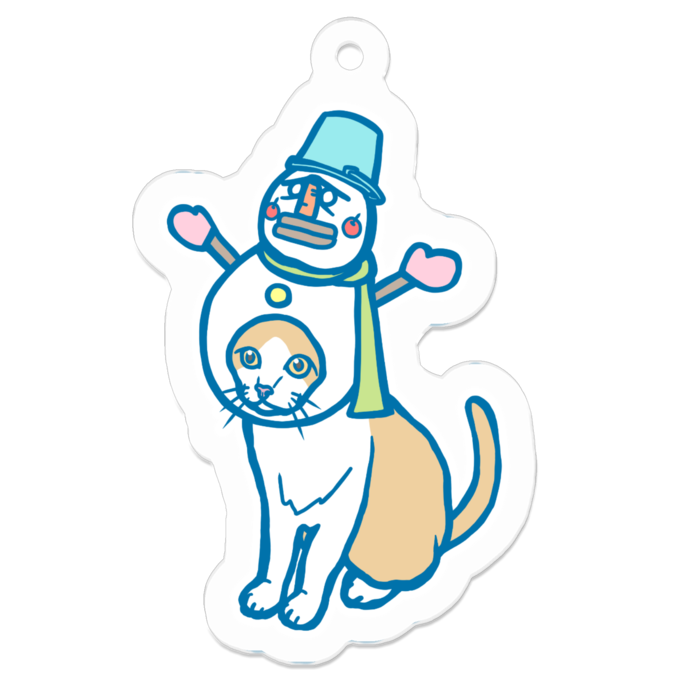 アクリルキーホルダー - 50 x 50 (mm)