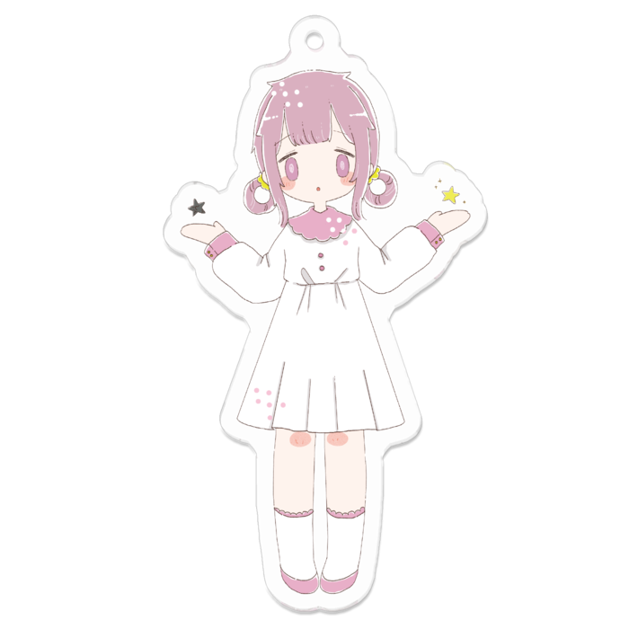 アクリルキーホルダー - 70 x 70 (mm)