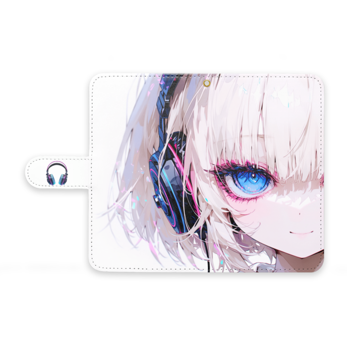 手帳型Androidケース - M - ストラップ穴 あり