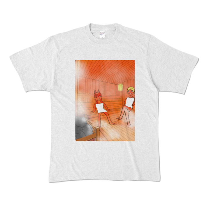 カラーTシャツ - XL - アッシュ (淡色)
