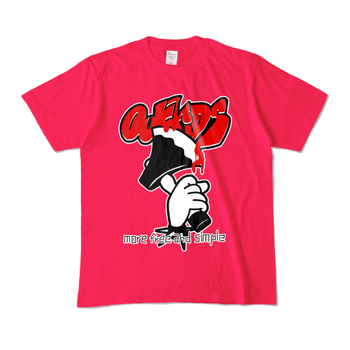 カラーTシャツ - M - ホットピンク (濃色)