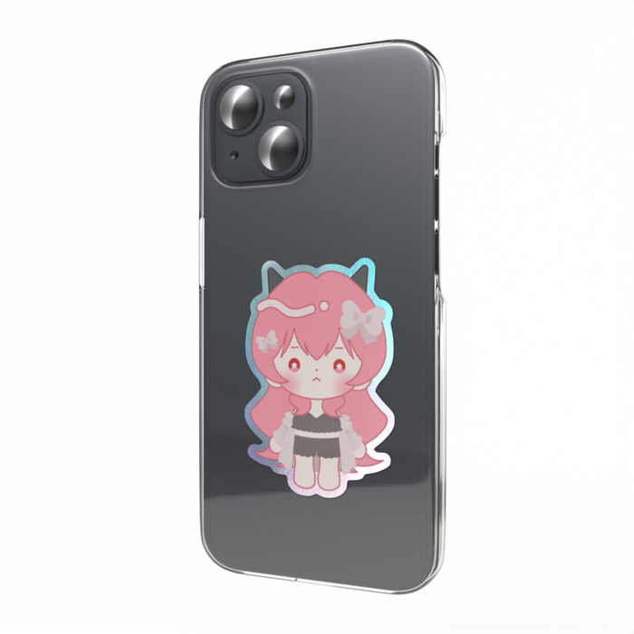 オーロラスマホステッカー - 縦