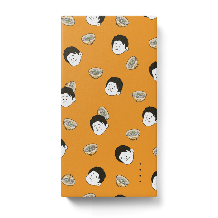 モバイルバッテリー - オレンジ