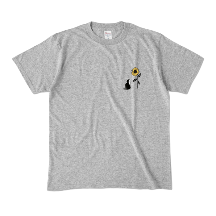 カラーTシャツ - M - 杢グレー (濃色)