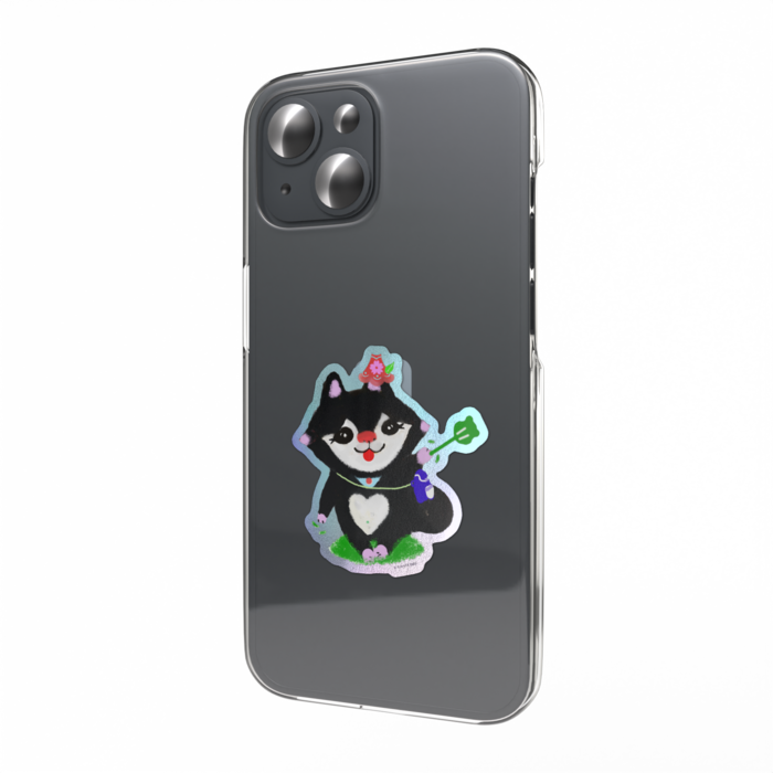 オーロラスマホステッカー - 縦