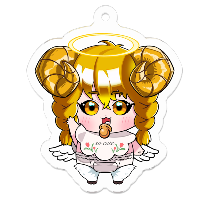 アクリルキーホルダー - 50 x 50 (mm)