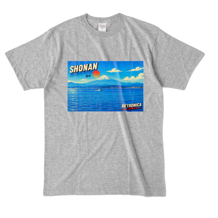 カラーTシャツ - L - 杢グレー (濃色)