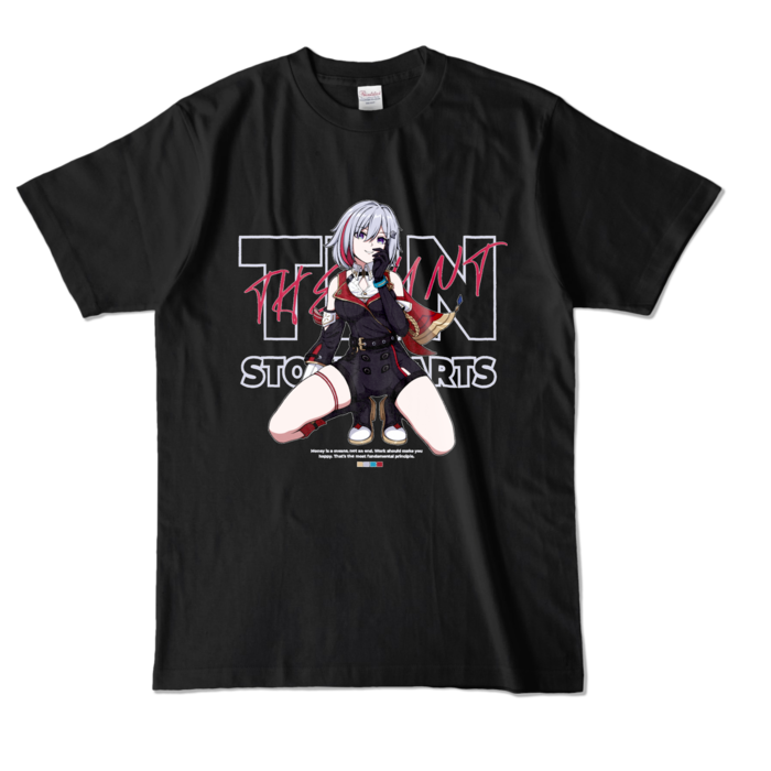 カラーTシャツ - L - ブラック (濃色)