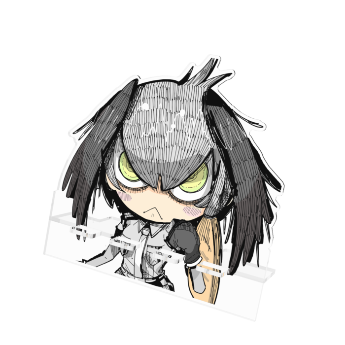 ハシビロコウちゃんアクリルスマホスタンド - 160x160mm