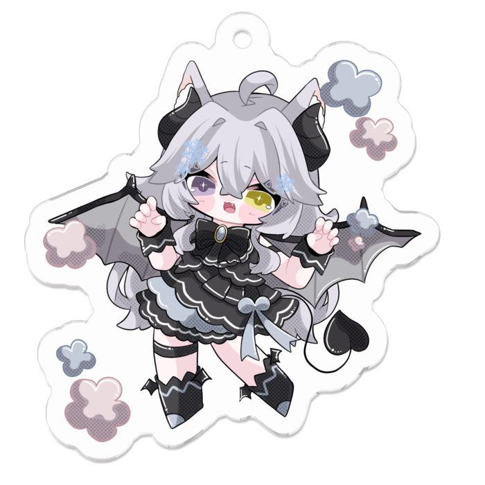 アクリルキーホルダー - 50 x 50 (mm)