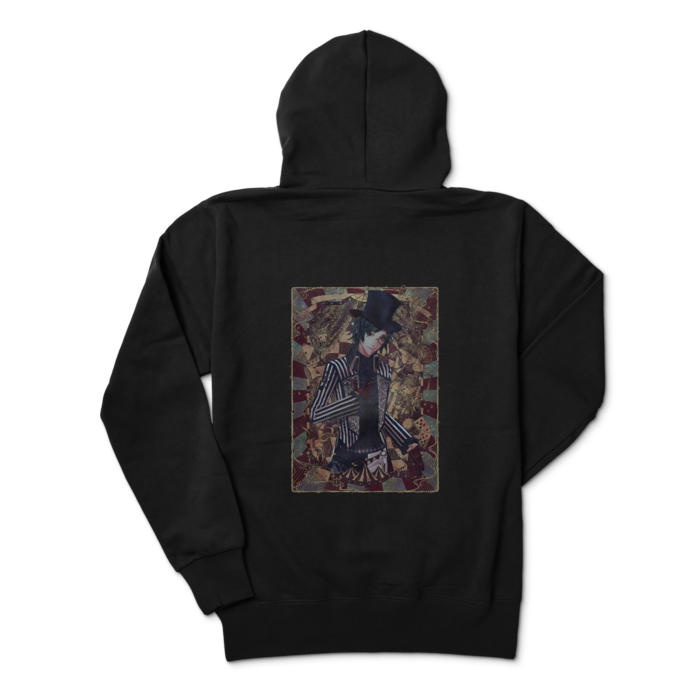 ジップパーカー - M - ブラック