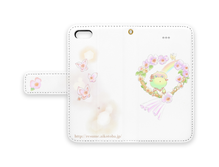 手帳型iPhoneケース - iPhone 5 / 5s / SE - ストラップ穴 あり