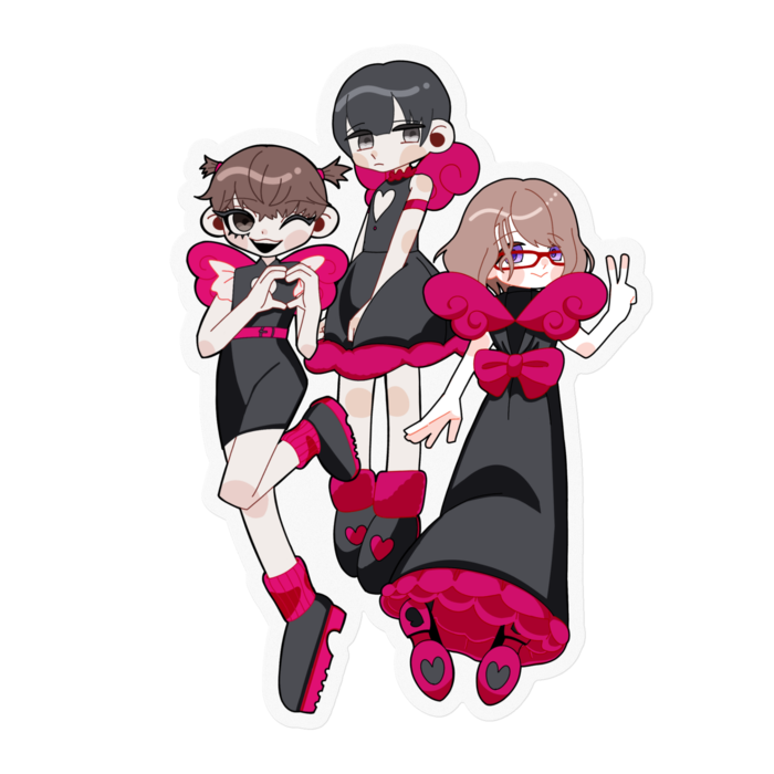 ステッカー - 100 x 100 (mm)(1)