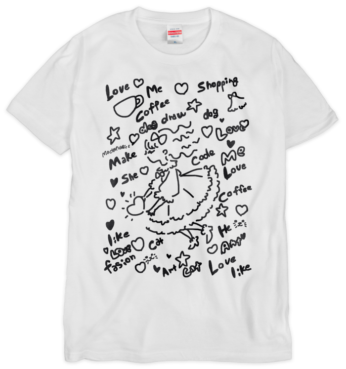 Tシャツ(シルクスクリーン印刷) - XL - 1色