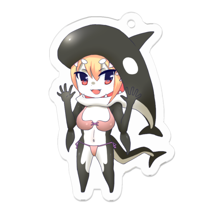 アクリルキーホルダー - 50 x 50 (mm)