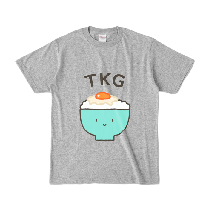 カラーTシャツ - S - 杢グレー (濃色)