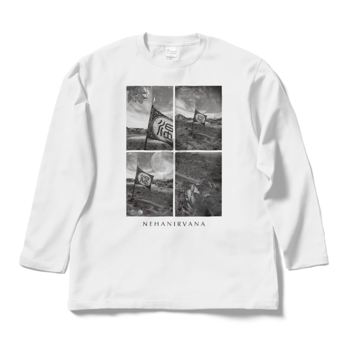 NEHAN FLAG LONG TEE / WHITE / L